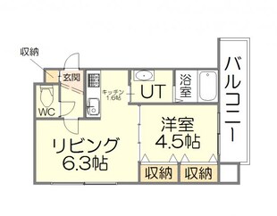 ボヌール手稲の物件間取画像